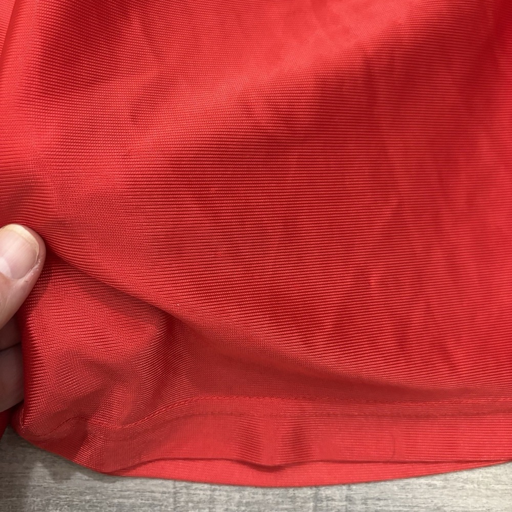 Vintage Diadora Soccer Shorts Mens Large Red Satin Shiny 90's Y2K Nylon Athletic - Picture 11 of 15